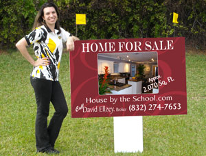 32x48 outdoor signs for site directions, property identification, and regulated locations